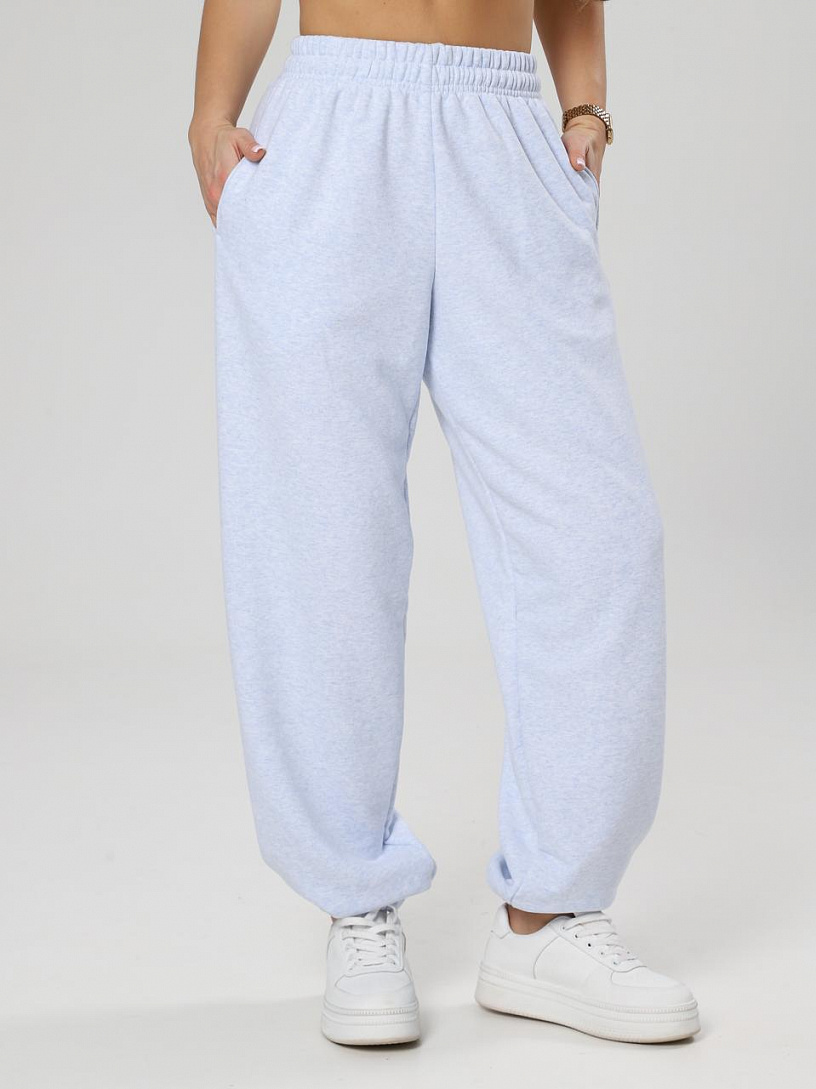 Брюки "Вейв"_262/голубой меланж